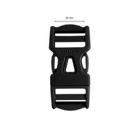 VAUDE Steckschnalle 20 mm Dual Adjust, black