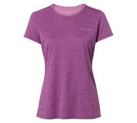 VAUDE Essential T-Shirt für Damen in Magenta, Größe 42 - Schnelltrocknendes & pflegeleichtes Sport Shirt, Atmungsaktives Outdoor T-Shirt mit Rundhals, Ideal für Fahrradreisen, Wandern & Trekking