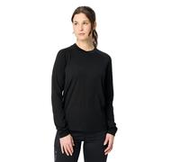 VAUDE Damen Langarmshirt Essential Wool Merinowolle Schwarz Gr. S/38