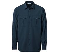 Vaude Rosemoor II LS Shirt Herren Langarmshirt Hemd dark sea uni Größe 2XL Farbgruppe blau blau Herren Hauptmaterial: 100% Polyester