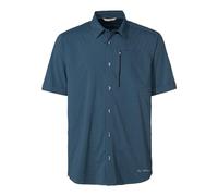 VAUDE Hemd Seiland Shirt IV – Kurzarm-Karohemd Dark Sea Größe 4XL