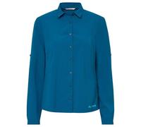 VAUDE Hemd-Bluse Women's Rosemoor LS Shirt IV shore blue 42 Damen Bekleidung