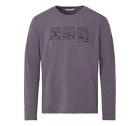 VAUDE Herren Baselayer Rosemoor Ls T-Shirt III, leicht und trotzdem angenehm wärmend, plegeleicht und schnelltrocknend, Purple ash, S
