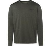 VAUDE Herren Langarmshirt Essential LS T-Shirt, schnelltrocknend und pflegeleicht, atmungsaktiv, Khaki, M