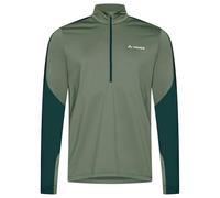 VAUDE Herren Fleecepullover Livigno Halfzip II, warm, schnell trocknend, atmungsaktiv, Passform: Slim fit, Agave, L