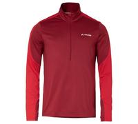 VAUDE Herren Fleecepullover Livigno Halfzip II, warm, schnell trocknend, atmungsaktiv, Passform: Slim fit, Carmine, M