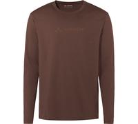 Vaude - Logo L/S T-Shirt - Longsleeve, Gr. L, braun (Turf)