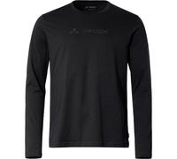 Vaude - Logo L/S T-Shirt - Longsleeve, Gr. M, schwarz (Black)