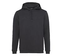 VAUDE Herren Manukau Hoody III, warm und pflegeleicht, aus GOTS-zertifizierter Bio-Baumwolle, Phantom Black, S