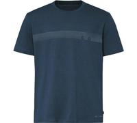 Funktionsshirt VAUDE "MEN'S CYCLIST T-SHIRT V", Herren, Gr. XXL, schwarz sea, dar, Web, Obermaterial: 70% Baumwolle, 30% Lyocell, regular fit, Rundhals, weit normaler Saum, Shirts Funktionsshirt, spor