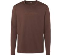 Vaude - Logo L/S T-Shirt - Longsleeve, Gr. XXL, braun (Turf)