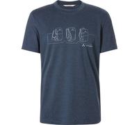 VAUDE Herren Shirt SE Me Veny Print T-Shirt (45556) S Blau/Grau