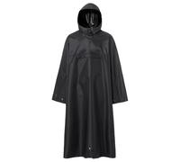 Rucksack Regenponcho Wandern Unisex-black-L/XL