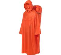 Rucksack Regenponcho Wandern Unisex-orange-S/M