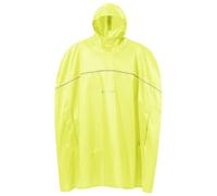 VAUDE Kinder-Regenponcho 'Grody II' mit Gummiband eingefasster Kapuze, neon yellow, Gr. S