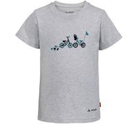 VAUDE Kids Lezza T-Shirt grey-melange - Größe 110/116 Kinder