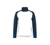 VAUDE Kinder Fleece Pullover Kids Livigno Halfzip, funktionaler und kuscheliger Fleecepulli, elastisch und atmungsaktiv, Everest Blue, 146/152