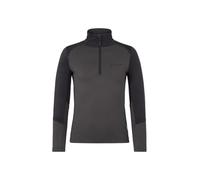 VAUDE Kinder Fleece Pullover Kids Livigno Halfzip, funktionaler und kuscheliger Fleecepulli, elastisch und atmungsaktiv, Graphite, 104