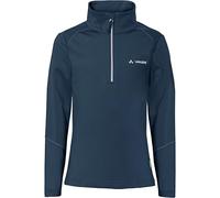 VAUDE Kinder Livigno Half Zip Pullover, Dark Sea-White, 158 cm