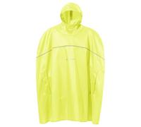 VAUDE Kinder-Regenponcho 'Grody II' mit Gummiband eingefasster Kapuze, neon yellow, Gr. S