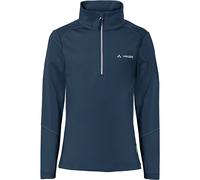 Vaude Livigno Half Zip Kinder Pullover blau Größe 134 Trekking Atmungsaktiv
