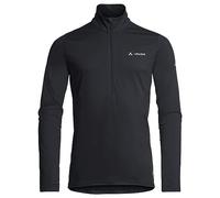 VAUDE Herren Fleecepullover Livigno Halfzip II, warm, schnell trocknend, atmungsaktiv, Passform: Slim fit, black, L