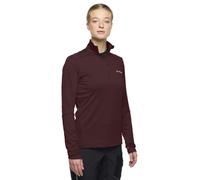 Vaude Livigno II - Langarmshirt - Damen I38 D34 Dark Red/White