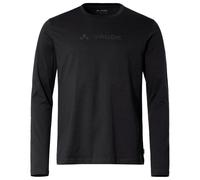 Vaude Herren Logo Longsleeve (Größe XL, schwarz)
