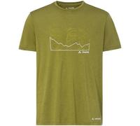 T-Shirt für Wanderungen Vaude Men's Tekoa Wool T-Shirt (Dark leaf) Herren XXL