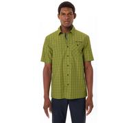 VAUDE Men's Albsteig Shirt III, Herren Kurzarm-Hemd zum Wandern, Dark Leaf, XXL