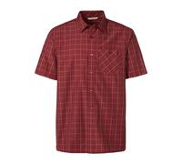 VAUDE Men's Albsteig Shirt III, Herren Kurzarm-Hemd zum Wandern, Carmine, M