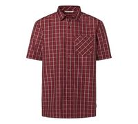 VAUDE Men's Albsteig Shirt III, Herren Kurzarm-Hemd zum Wandern, Carmine Uni, XL