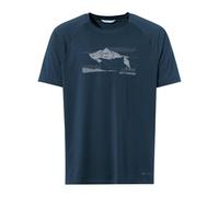 VAUDE Men's Gleann T-Shirt II, Herren T-Shirt zum Wandern und Reisen, Dark sea, 3XL