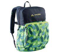 VAUDE Kinderrucksack Minnie für Jungen & Mädchen, komfortabler Wanderrucksack Kinder 10 L in Grün/Blau, Wetterfester Schulrucksack mit viel Stauraum & reflektierende Elemente, Parrot Green/Eclipse