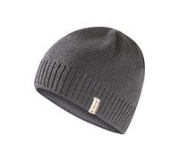 VAUDE Mütze Edo Beanie III in Grau - Warme & atmungsaktive Wintermütze - Unisex Beanie-Mütze in Rippstrick-Optik - Thermomütze ausgekleidet mit weichem Fleece - Made in Germany