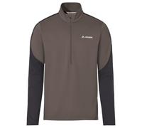 Vaude Livigno Ii Halbreißverschluss-sweatshirt S Black/Deer Brown
