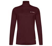 vaude livigno halfzip ii fleece rot damen M