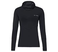 VAUDE Damen Monviso Fleece Hoody, dünner Baselayer, atmungsaktiv, feuchtigkeitsableitend und schnelltrocknend, Passform: Slim fit, Black, 36