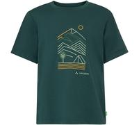 VAUDE T-Shirt Rokua Kurzarm Kinder Gr. 104 Blau (DeepPond)