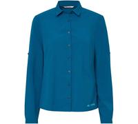 VAUDE Bluse Rosemoor L/S IV - leicht, schnelltrocknend - Damen 42 Shore Blue