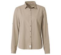 Vaude Rosemoor IV Longsleeve Shirt Damen Langarmshirt Bluse linen Größe 38 Farbgruppe beige beige Damen 100% Polyester