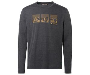 Vaude - Rosemoor L/S T-Shirt III - Longsleeve, Gr. M, grau (Black/Savanna)