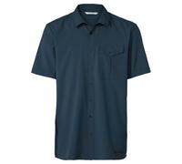 Vaude Rosemoor Shirt II Herren Kurzarmhemd dark sea uni Größe S Farbgruppe blau blau Herren Hauptmaterial: 100% Polyester