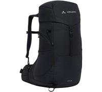 VAUDE Jura 24 - Wanderrucksack für Damen & Herren mit 24 Liter Volumen, Belüfteter Netzrücken mit Regenhülle, ErgoShape-Schultergurte & Trinksystem - für Tagestouren - black