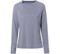 VAUDE Damen Longsleeve Skomer LS T-Shirt III, perfekt als Baselayer, atmungsaktiv, schnelltrocknend und geruchshemmend, Dark iris, 42