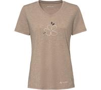 VAUDE T-Shirt Skomer Print III Damen Kurzarm, weich – Oat Größe 38