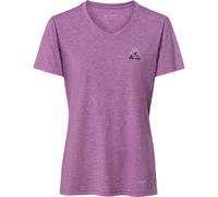 Vaude Skomer Print III Damen T-Shirts lila Größe XXS Trekking Hautfreundlich Lyocell (Tencel™)