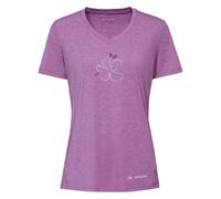 VAUDE Damen Funktionsshirt Skomer Print T-Shirt III (47110) Kurzarm 40 Magenta Uni