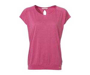 VAUDE Skomer T-Shirt III - Sportshirt Damen Kurzarm aus 75% recyceltem Polyester & 25% Lyocell, Sport Shirts für Damen mit überschnittener Schulter, Lotus pink,34
