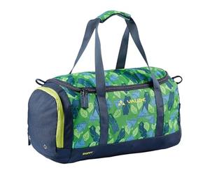 VAUDE Snippy Kindersporttasche, leicht - Green/Eclipse | Kleine Kindersporttasche 10L mit Schuhfach - Reisetasche für Gymzubehör, Schule, Sport und Wochenendausflüge - 345g leicht
